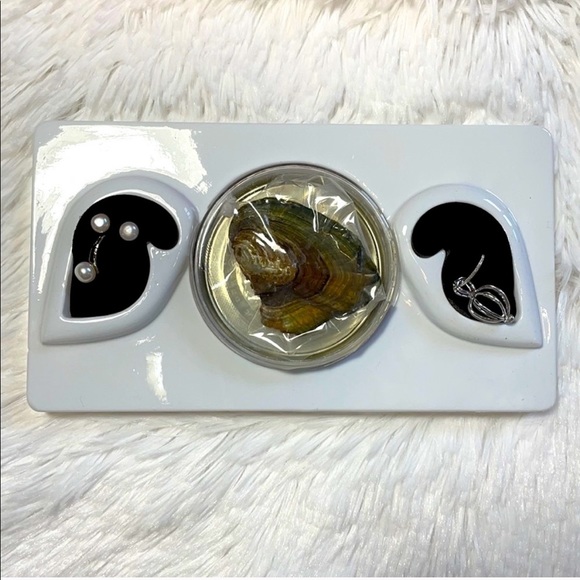 SET OF TWO Chasteness Fortune Pearl jewelry set earrings, necklace & ring - Picture 7 of 17